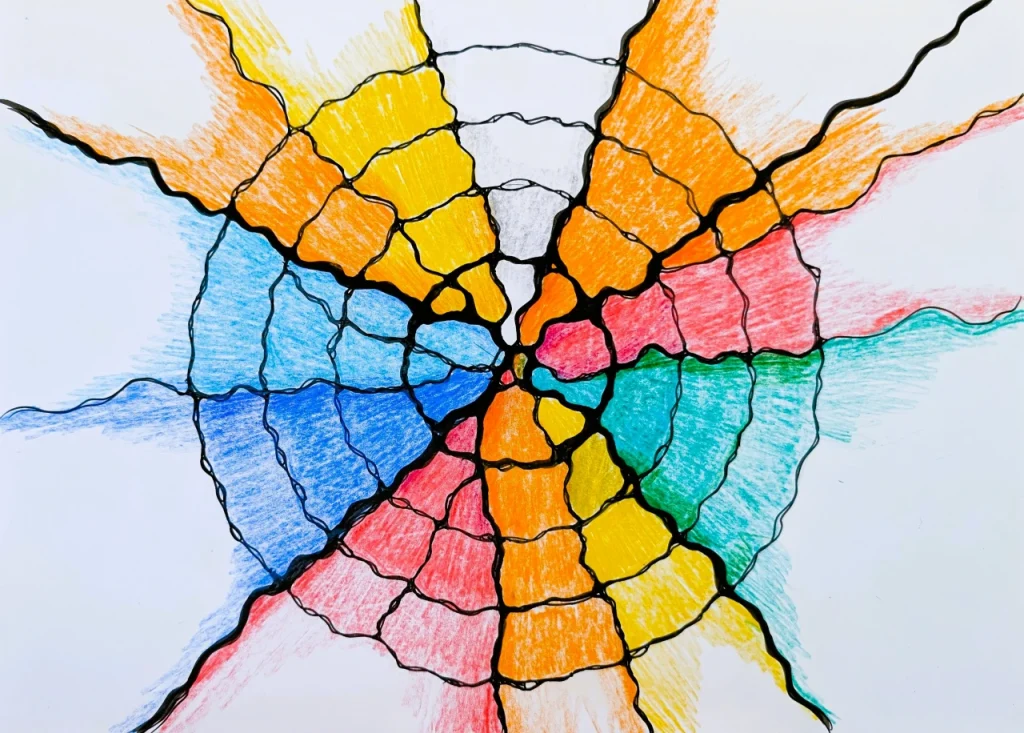 Mein NeuroMandala der Lebendigkeit in der ursprünglichen Ausrichtung
